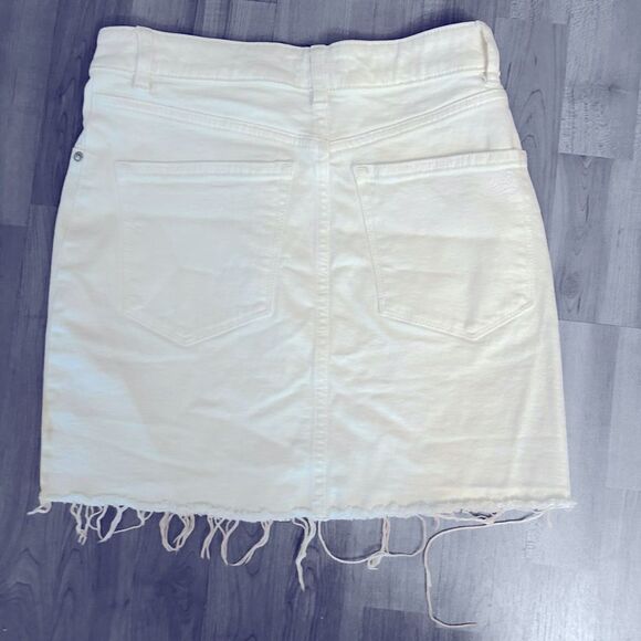 DL Vintage Asra White Mini Skirt Size 25 - Picture 2 of 3